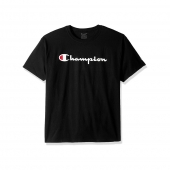 Champion Boys' Jersey Tee, Script Logo