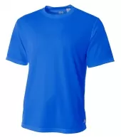 A4 N3252 Short Sleeve Birds-Eye Mesh Crew For Adult Size Male