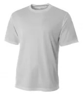 A4 N3252 Short Sleeve Birds-Eye Mesh Crew For Adult Size Male