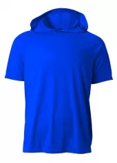 A4 N3408 Short Sleeve Hooded Tee For Adult Size Male