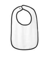 Rabbit Skins Infant Contrast Trim Terry Bib - RS1003