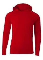 A4 NB3409 Long Sleeve Hooded Tee For Youth Size Boys