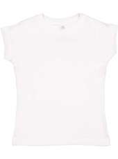 Rabbit Skins 3316 Toddler Girls Fine Jersey Tee