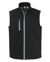 Clique Telemark Recycled Stretch Softshell Mens Full Zip Vest MQO00076