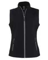 Clique Tempo Recycled Stretch Softshell Womens Full Zip Vest LQO00069