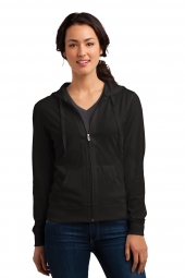 Juniors Jersey Full-Zip Hoodie