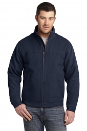 Washed Duck Cloth Flannel-Lined Work Jacket